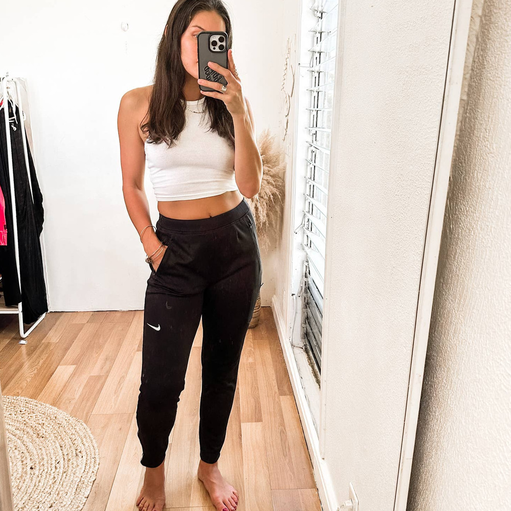 Nike Black Sweatpants Jogger Black Size Medium